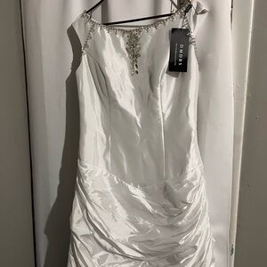 Elegant White Dress with Embellishments